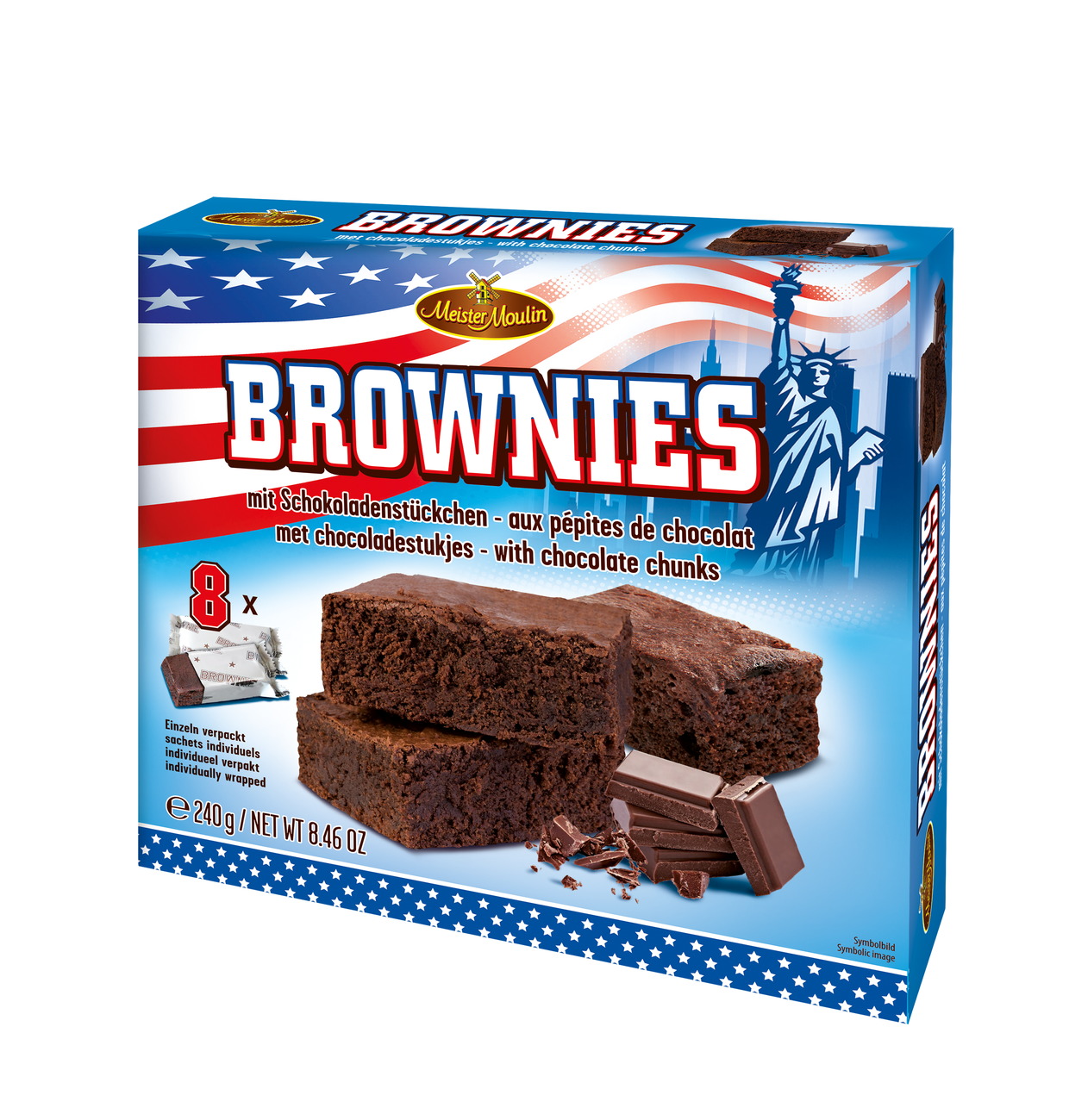 Gunz Brownies 8x30g 240g