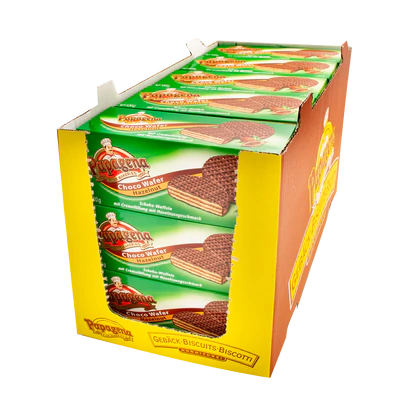Biscuits fourrée noisette cacao PAPADOPOULOS : la boite de 400g à