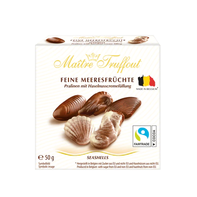 Chocolats Fruits de Mer pralinés sans sucre ajouté - Coffret de 400g