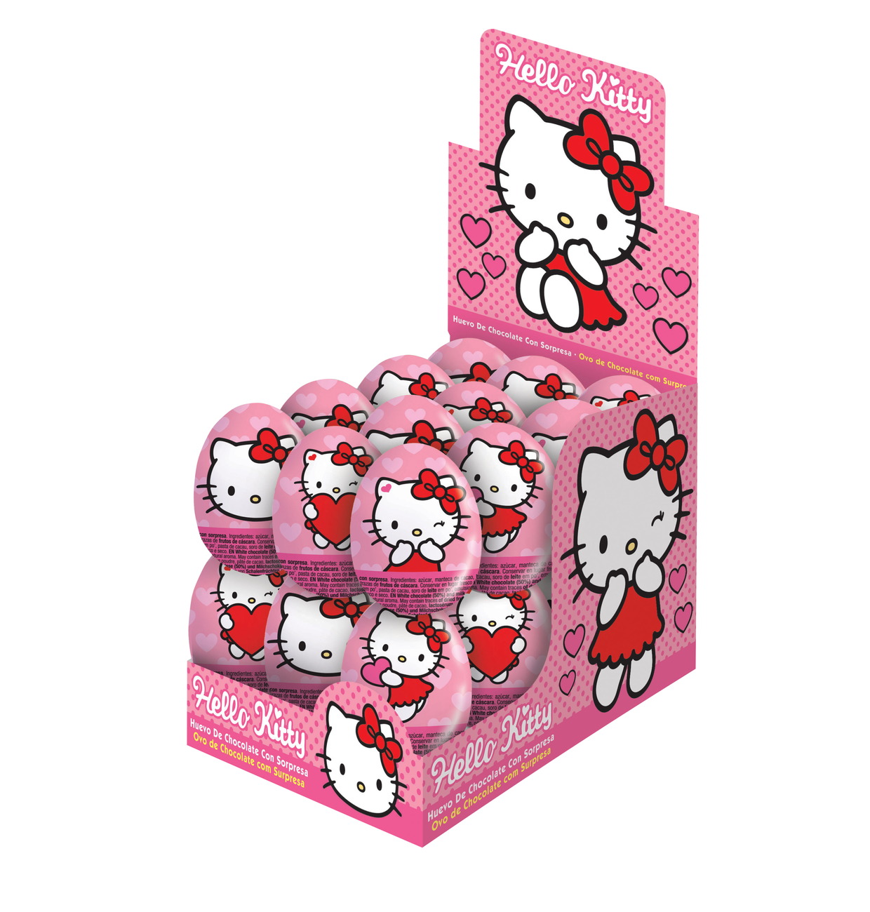 Gunz Hello Kitty Surprise Egg 48x20g Counter Display